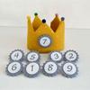 Детская шляпа-корона, реквизит для фотосъемки, мини-тиара для детской фотосъемки, аксессуары для вечеринок по случаю дня рождения, головной убор в виде короны