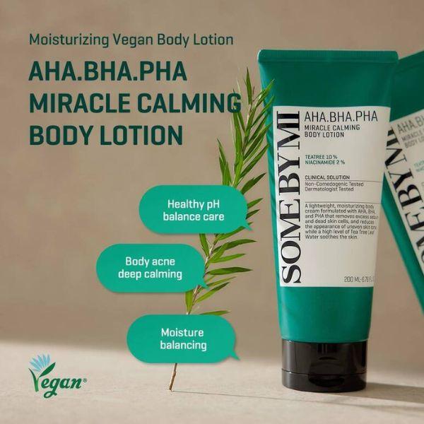 SOME BY MI AHA BHA PHA успокаивающий лосьон для тела 200 г