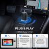 Беспроводной блок 2в1 CarPlay&Android Auto 2в1 Проводной к беспроводному адаптеру Автоматическое подключение Bluetooth Plug&Play Мини-блок