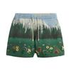 Scenic Fleece Curtis Short Larimar Unisex Bottoms Multi Color KHM060448-464
