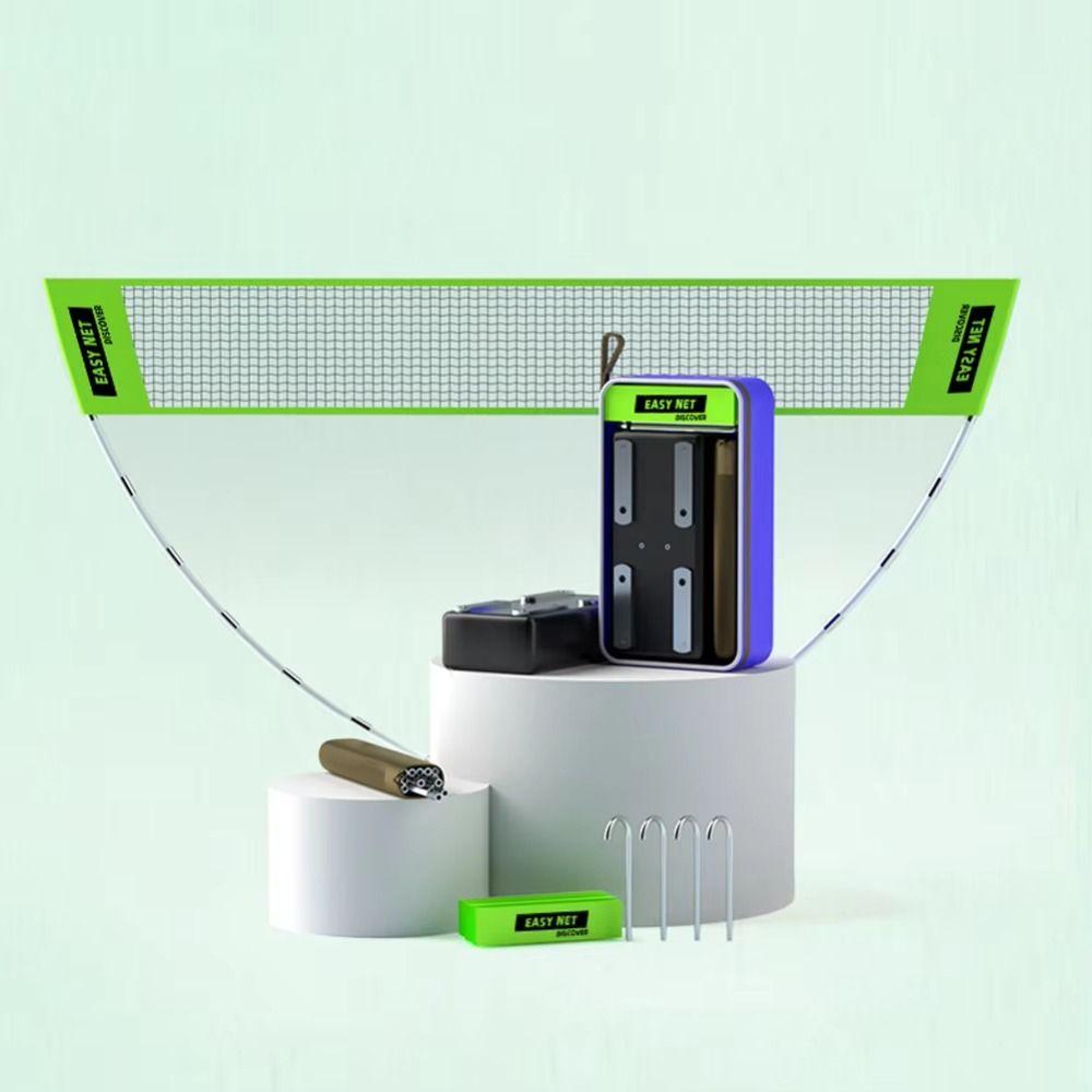 Легкая установка Волейбольная Теннисная Тренировочная Сетка Бадминтон Мобильная Сетчатая Конструкция Волейбол