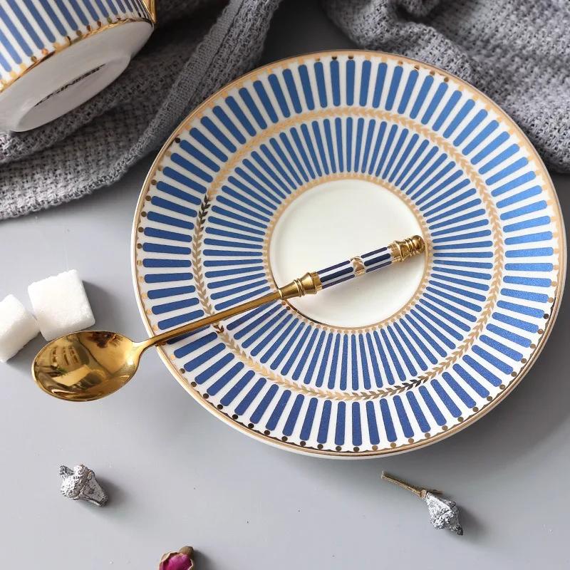 Десертная ложка из нержавеющей стали, керамическая ложка для мороженого с длинной ручкой, чайная ложка, Золотая ложка для кофе, торта, фруктовая ложка для молока, кухонная посуда