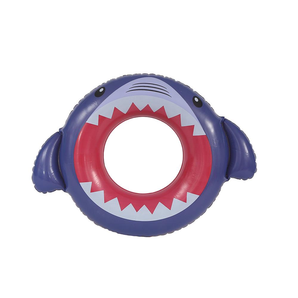 Shark Inflatable Swim Ring & Armbands for Kids - Pool & Beach Float, Beginner Swim Aid