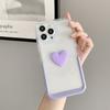 6 цветов Ins Love 3d Heart Cute Stand Holder Чехол для телефона с мультяшной парой для Iphone 13 Pro Max 11 12 Promax Противоударная задняя крышка