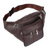Noora Коричневая кожаная поясная сумка Дорожная сумка Обложка для паспорта Fanny Bag
