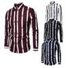 Men's New Casual Striped Long Sleeved Seasonal Shirt