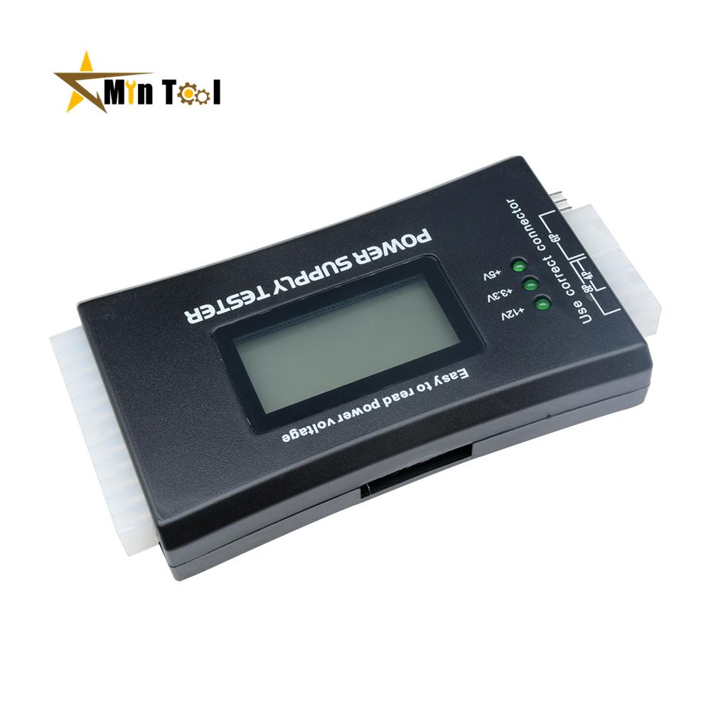 Digital LCD Display PC Computer 20/24 Pin LCD Tester Check Bank Supply Power Measuring Diagnostic Tester Tool Power Supply