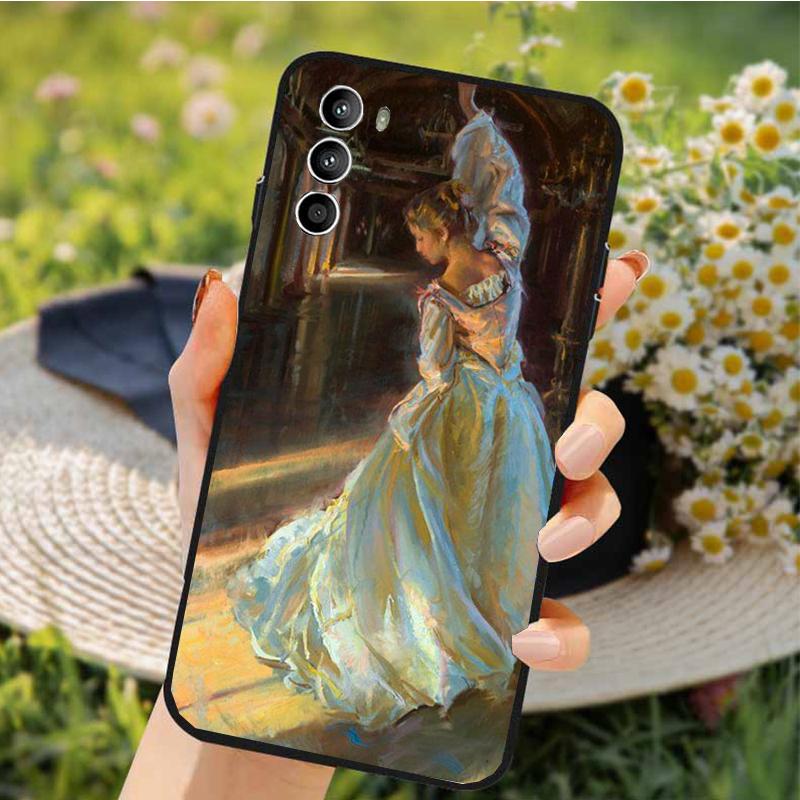 Phone Case for Motorola Edge 50 40 Pro 40 30 Ultra Neo G Power G Stylus G Play E32 E20 E40 Art Paint