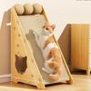Когтеточка для кошек Вертикальная когтеточка Интерактивная игрушка Игрушки для стачивания Деревянная сизалевая когтеточка для кошек