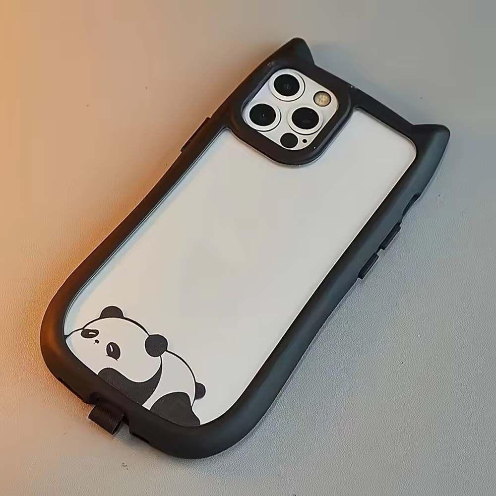 Safety Connecter Phone Tether Tab Cartoon Panda Cellphone Lanyard Patch  Hanging Rope
