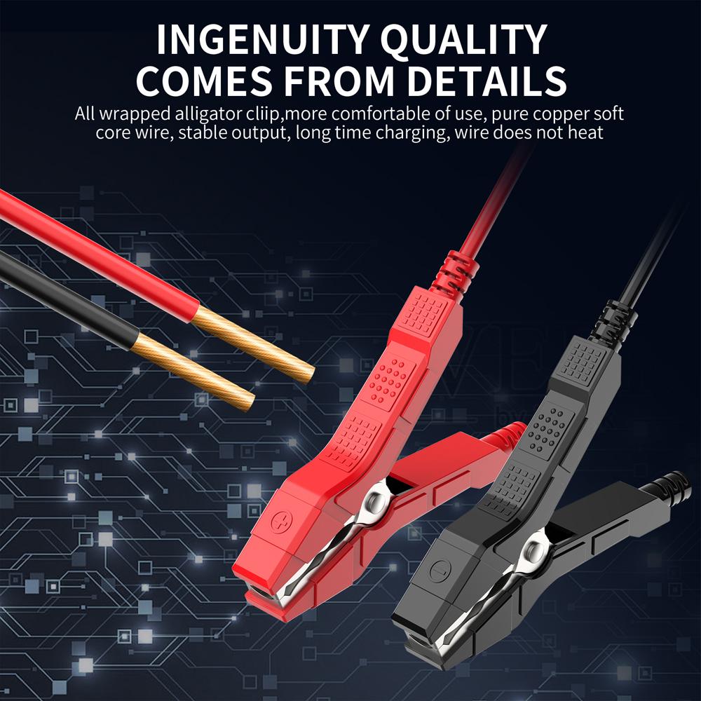 12 В 24 В автомобильное зарядное устройство для литиевых AGM гелевых свинцово-кислотных аккумуляторов 7-ступенчатый автоматический ремонт ЖК-адаптер питания