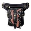 Модные женские сумки, мотоциклетные сумки в стиле стимпанк, сумки через плечо для женщин, европейские и американские поясные сумки для мужчин
