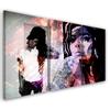 Three Piece Picture Canvas Print Amy Winehouse