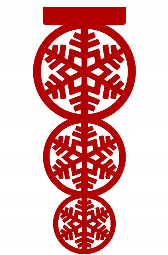 OPENWORK Christmas decoration panel SNOWFLAKE Christmas LARGE