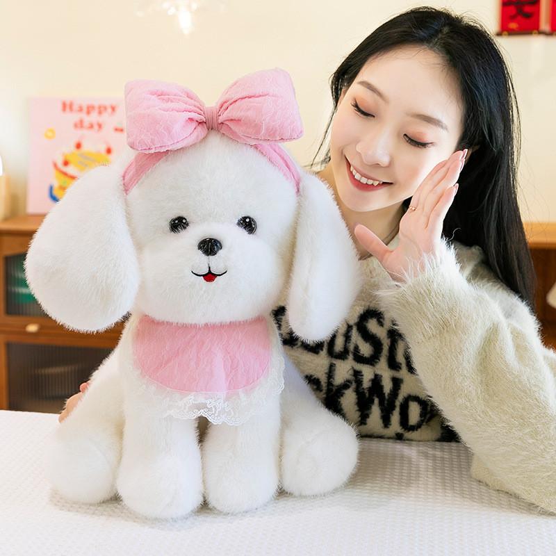Adorable Plush Teddy Dog Stuffed Toy For Home Decor And Gift For Best Friends