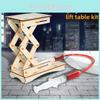 Деревянный гидравлический подъемник для детей, научный DIY-набор с обучающей физической игрушкой для детей