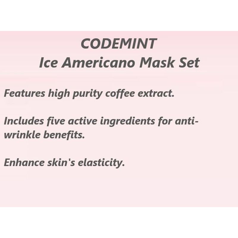 CODEMINT - Набор масок «Ледяной американо»