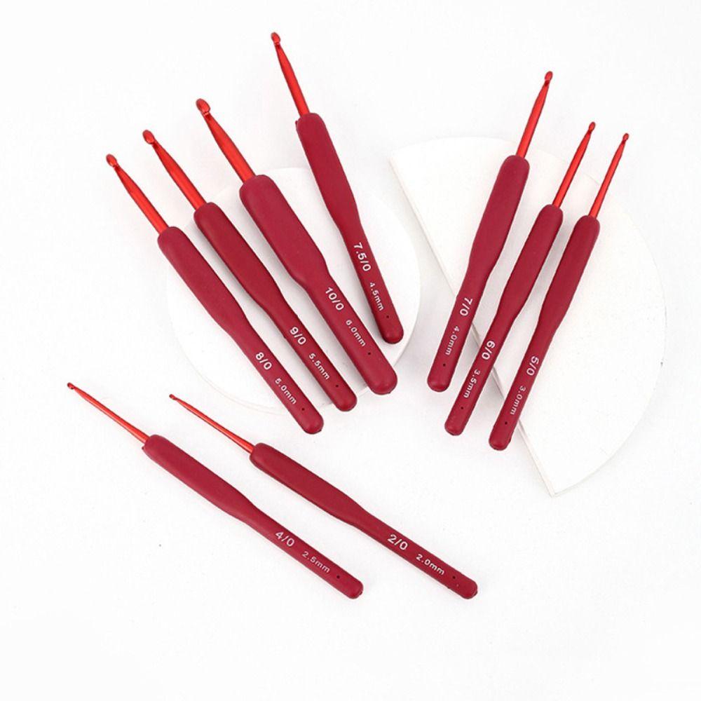 Премиальные алюминиевые крючки для вязания 2 мм-6 мм спицы для вязания спицы подарок маме