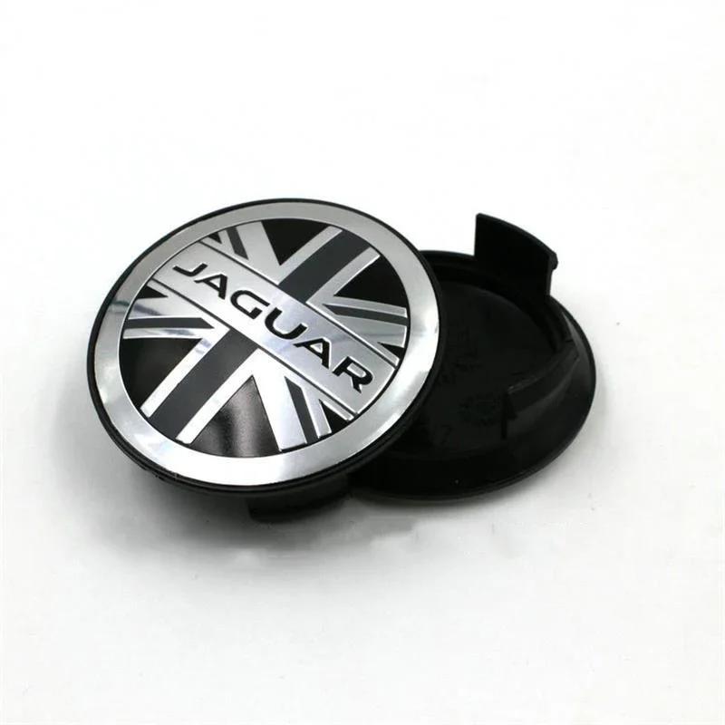 4Pcs Car Wheel Center Hub Caps Badge Rim Center Caps Jaguar S-Type F-PACE F-Type XF XJ-S XJ-6 X-Type XK8 XK XFR Accessories JLL50