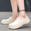 Fashion New Large Size Men's Waterproof Non-slip Chef Shoes Thick Soles Comfortable Fashion Leisure Sports Beach Shoes