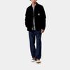 Carhartt WIP Рубашка-куртка Whitsome Американский Винтаж Однотонная Карман Бирка Логотип Вельветовая Рубашка-куртка Мужская Куртка Черный I028827-89-00