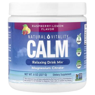 Calm®, Расслабляющая смесь для напитков, Малина-Лимон, 226 г (8os)
