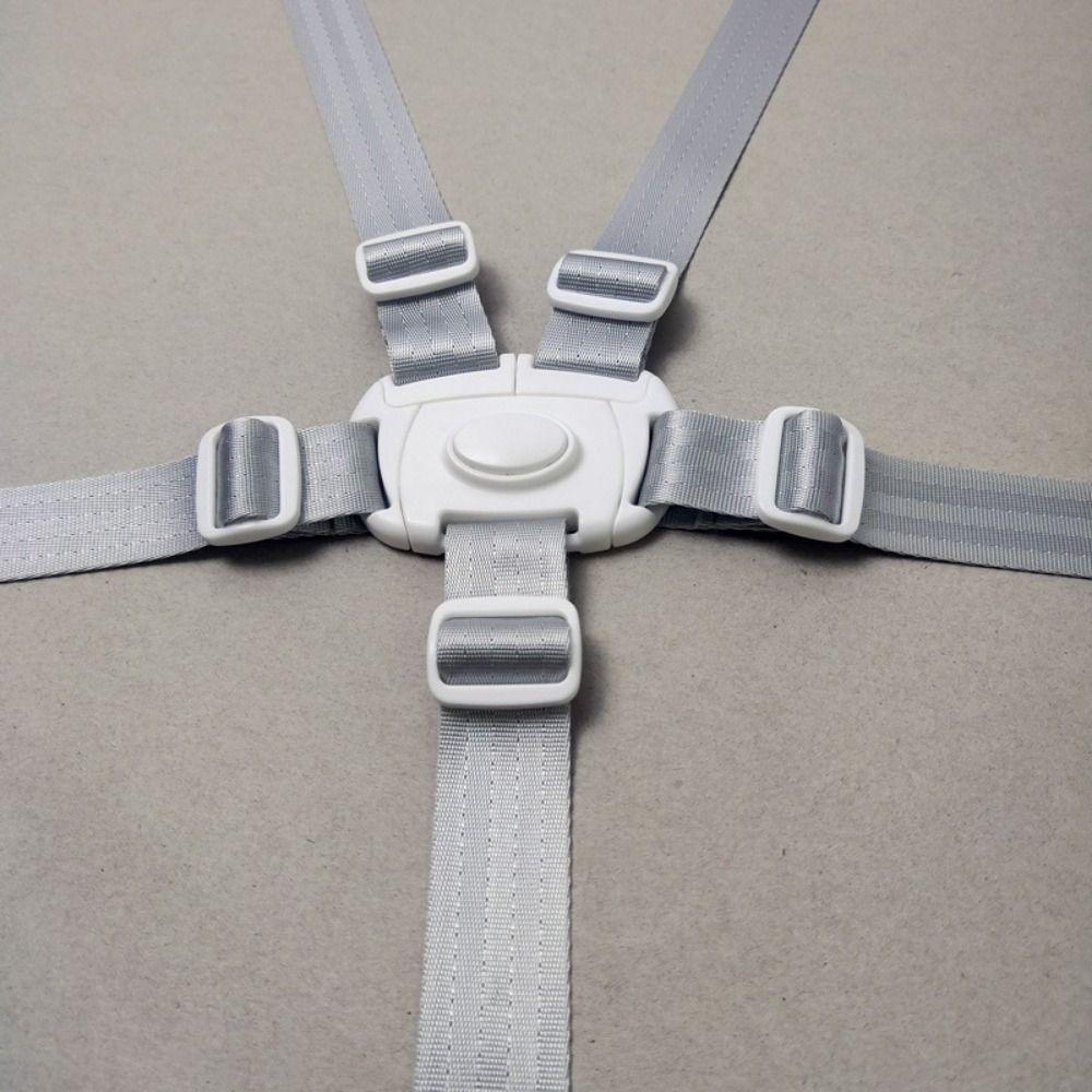 Sturdy High Chair Straps 5 Point Higchair Harness Replacement Baby Feeding Chair Belt Stroller
