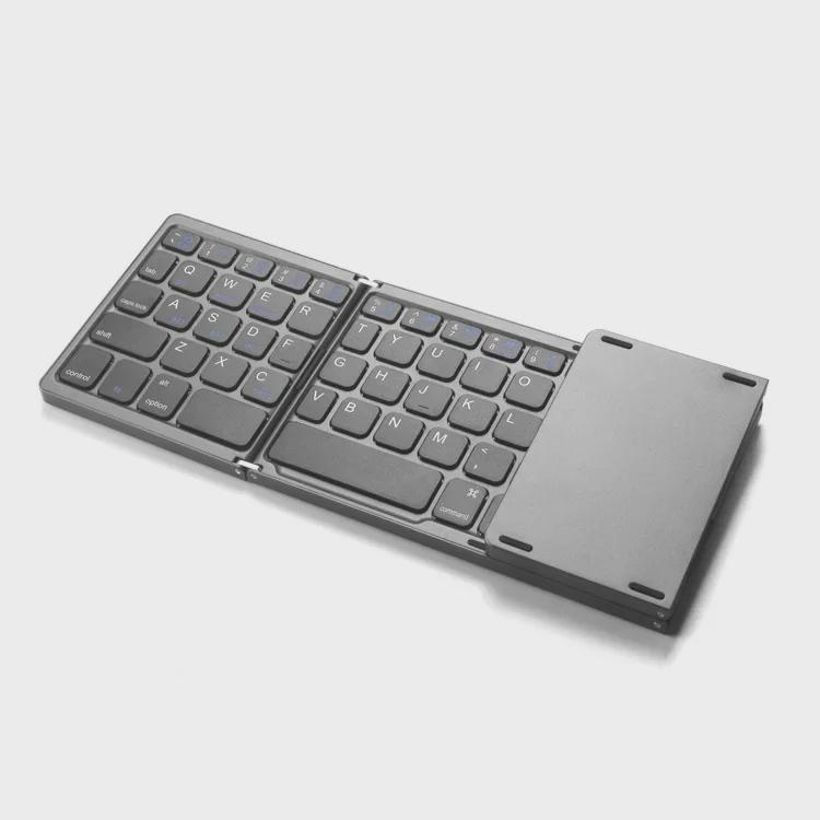 Bluetooth Wireless Foldable Keyboard with Touchpad for Phones & Tablets
