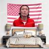 Гобелен с флагом США Дыры Цифровой Гобелен Баннер Классический Наружное Внутреннее Украшение Комната Гараж Сад Фан Подарок Домашний Гобелен