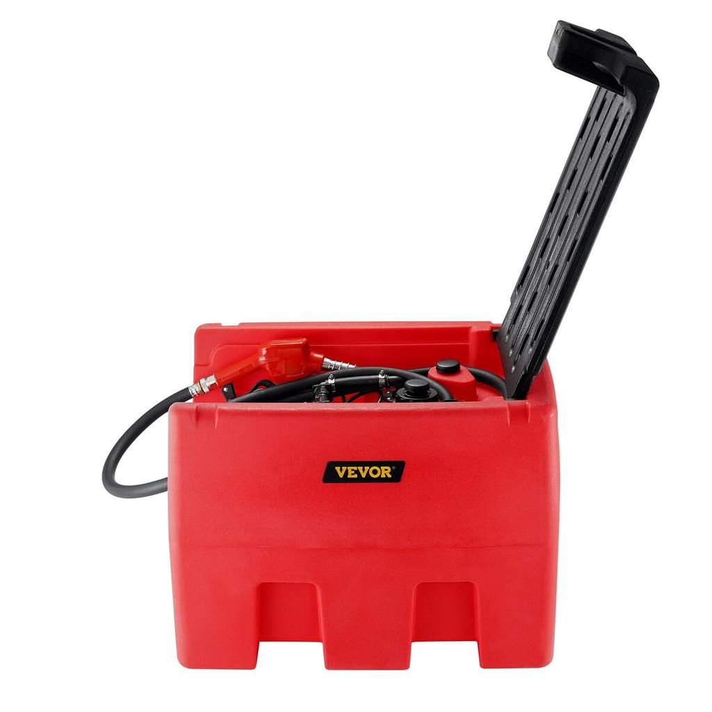 Portable Diesel & Gasoline Tank 48 Gal Fuel Tank with 12V Transfer Pump