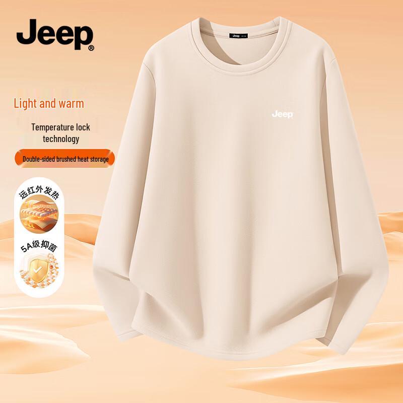 Jeep Мужская двусторонняя термофутболка с длинным рукавом из флиса