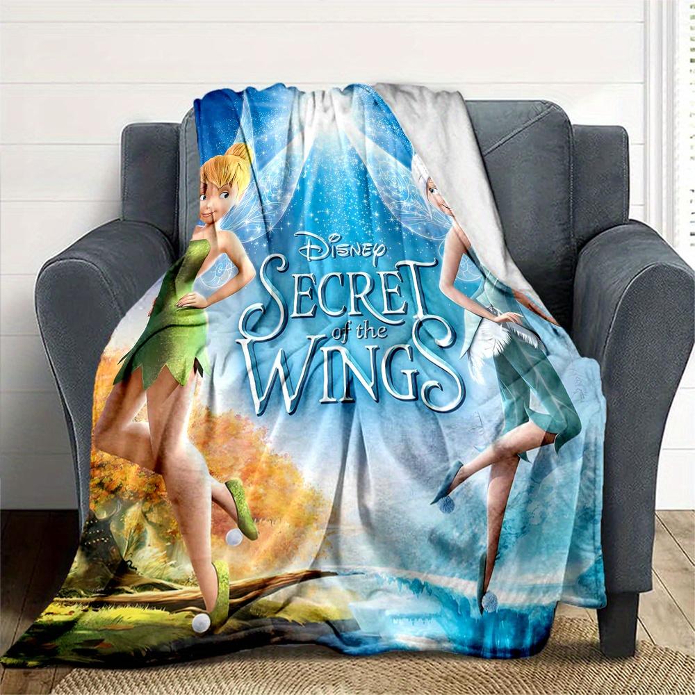 1pc, Secret of the Wings Blanket Cartoon Throw for Room Decor, Gift Idea, Living Room, Travel, Camping