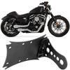 Motorcycle Retro Side Mount License Plate Tag Holder Bracket