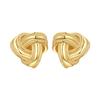 Orstarry S925 Silver Gold Classic Knot Stud Earrings For Lady S925 Jewelry Party Anniversary Trendy Gifts
