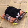 Birthday Gift Creative Creative Decoration Cat Ornaments Simulation Cat Plush Cats Fake Cats