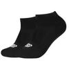 Skechers 2PPK Basic Cushioned Sneaker Socks, Unisex Black Socks