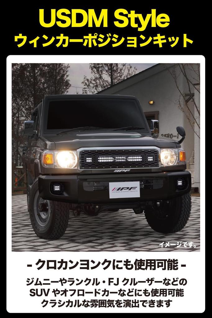 IPF Turn Signal Position Kit X2 LED Turn Signal Compatible XW-04