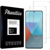 Закаленное стекло для Xiaomi Redmi Note 13 PRO 5G [Упаковка 2 шт.] Защитная пленка для экрана Phonillico®