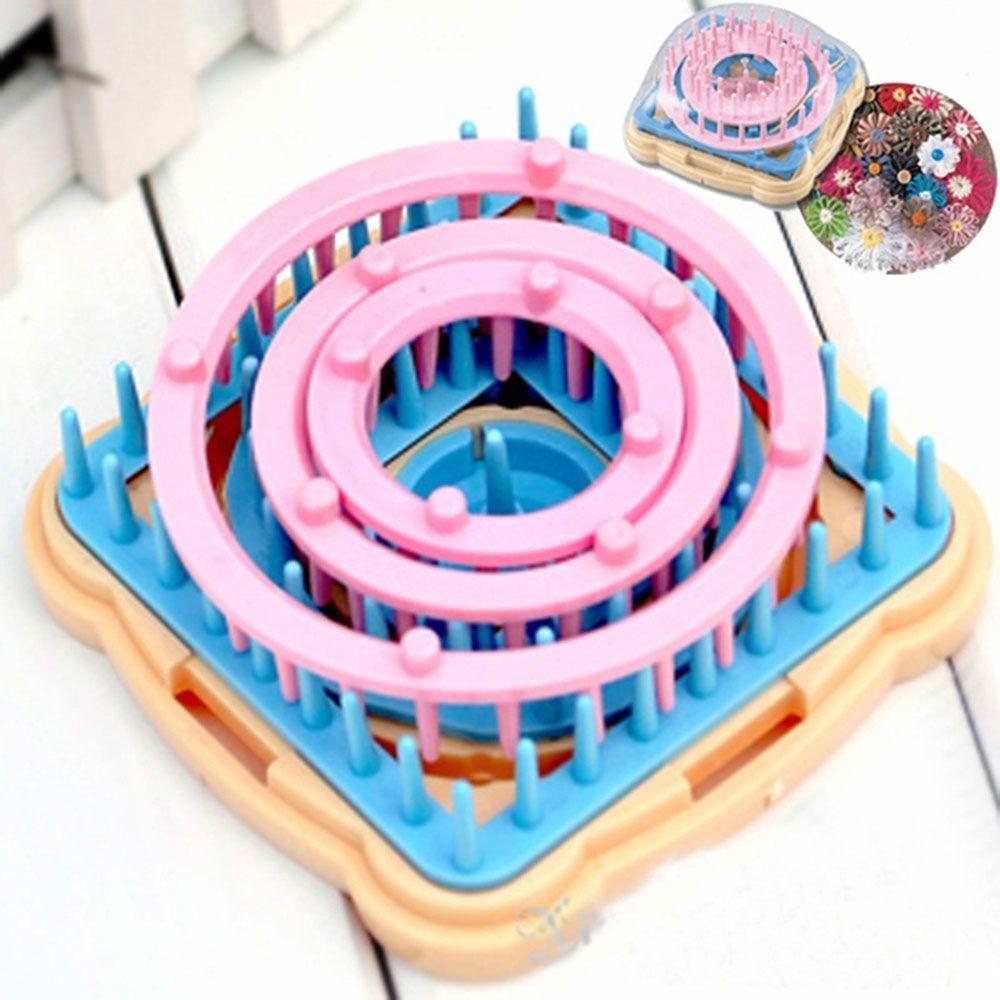 Yarn Daisy Pattern Knitting Craft Knitting Tools Flower Knitting Wool Yarn Knitting Flower Loom