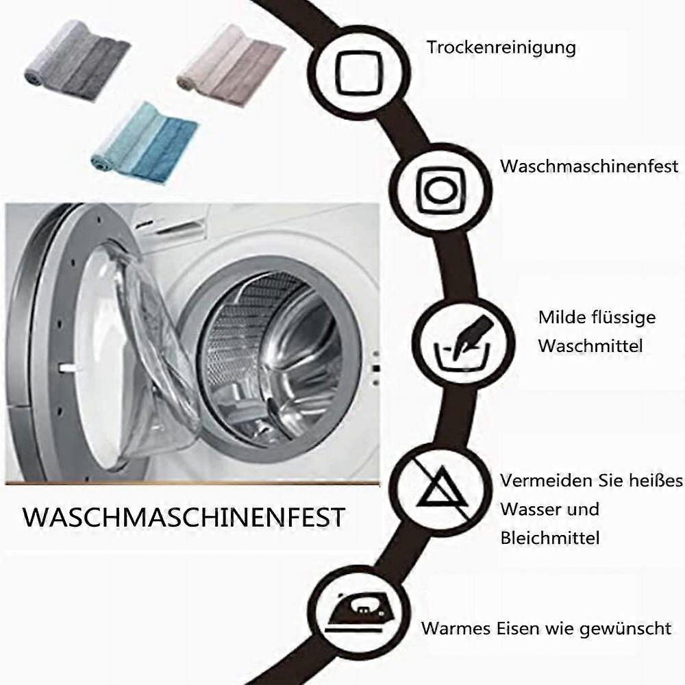 Mat Non-Slip Washing Machine Fluffy Soft Bathroom Rug Absorbent Bath Mat for Bathroom, Bathtub, Entrance, Door Mat