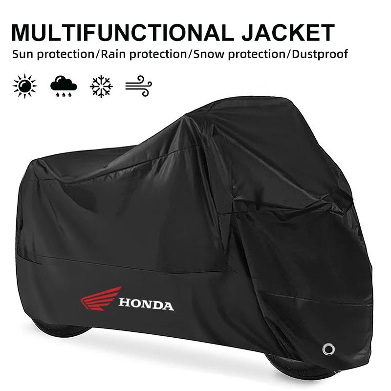 cwcr1 Motorcycle Cover Waterproof Dustproof UV Protective Outdoor Scooter Motorbike Rain Cover for Honda CRF CB CR XR CRM CBR 125 250