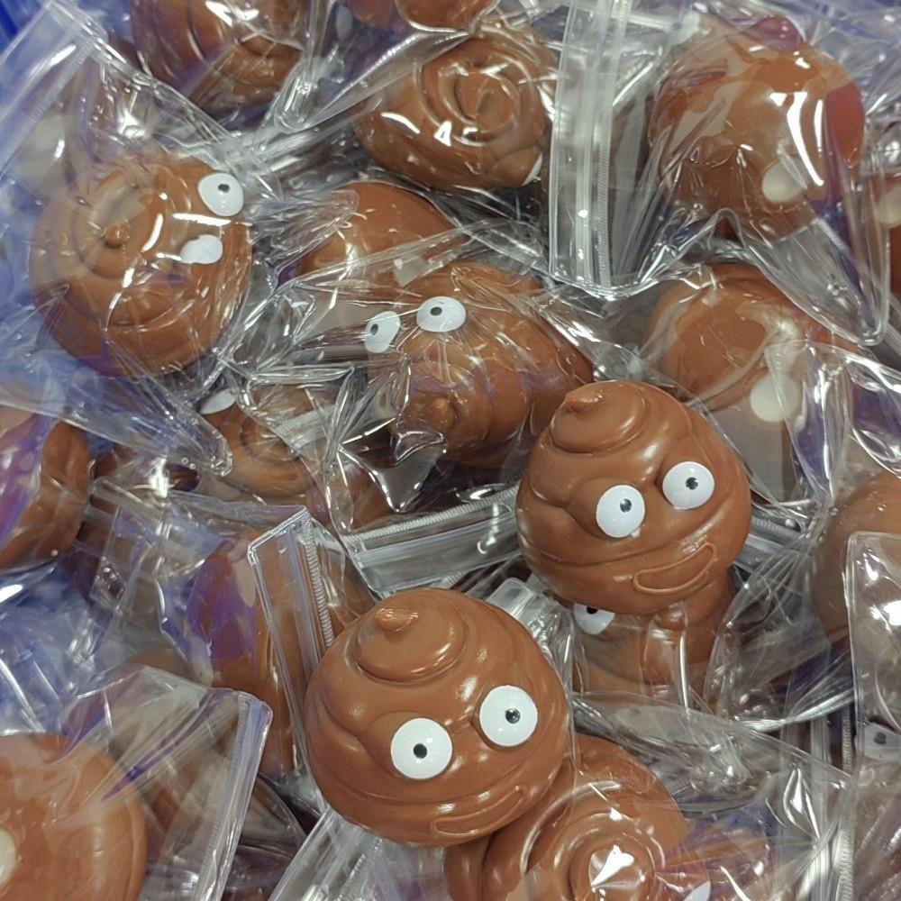Crunchy Crackling Shit Squishy Toy Soft Prank Toys Joke Tricky Toys TPR Fidget Toy Halloween Party