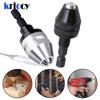 Keyless Drill Chuck Screwdriver Impact Driver Adaptor 1/4 '' Hex Shank Drill Bit Tool Quick Change Convertor Adapter