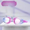 2025 Anti-Fog Electroplated Myopia Silicone Swimming Goggles Set