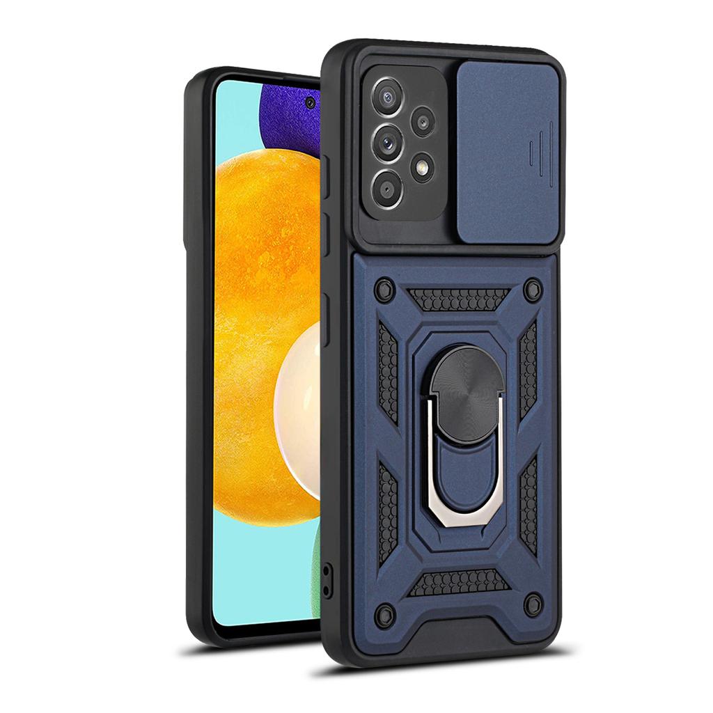 Чехол для Samsung A52 Чехол Galaxy A52S Чехол Galaxy A52 A52S 5G Магнитное кольцо-держатель Бронированный чехол для телефона Защита камеры сдвижной Задняя крышка