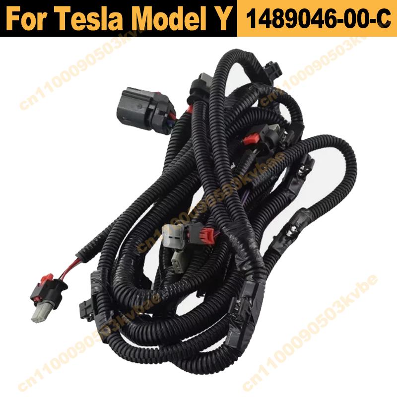 Rear Bumper Radar Wiring Harness Plug 1489046-00-C Auto Rear Sensor Connection Cable Replacement For Tesla Model Y 2020-2025
