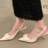 2025 Summer High-heeled Women's Sandals Fashion Pointed Shoes Design Sexy Party Banquet Chaussure FemmeFemme