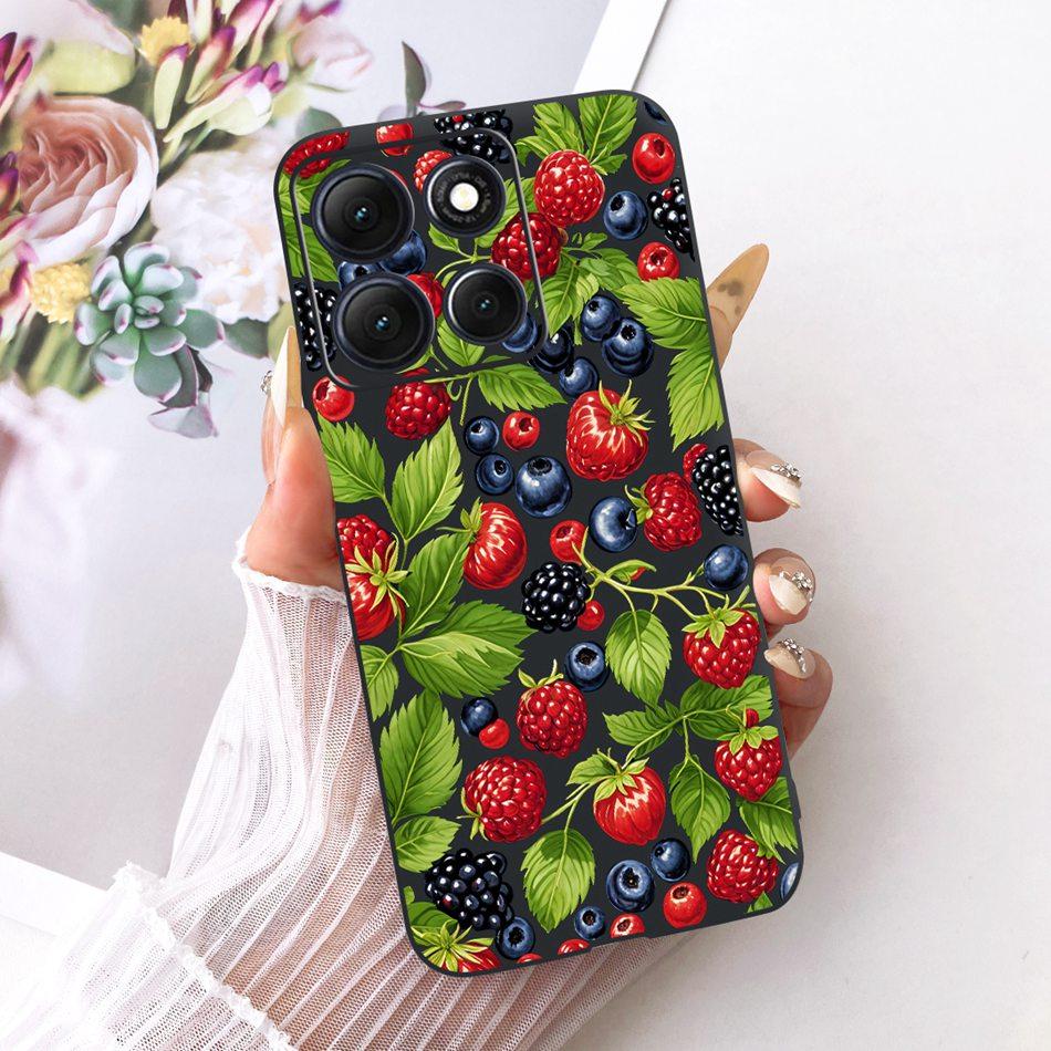 For Motorola Moto G86 Power Cute Flower Butterfly Cat Painted Case For Moto G86 G86Power Black Silicone Soft Phone Cases