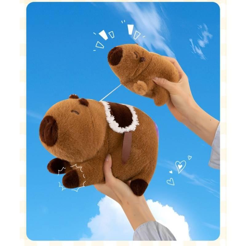 Buttock Capybara Purple Plush Toy Cartoon Stuffed Doll Decoration Gift Kids