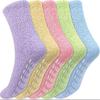 5 Pairs of Coral Velvet Soft Warm Socks for Winter Anti-skid Socks